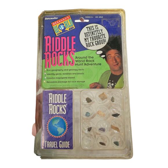 Vintage Beakmans World Riddle Rocks ExploraToy Retro 90s Science STEM - Picture 1 of 3